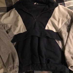 american eagle quarter zip sweater